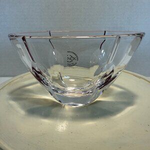 Lenox “ Gift Of Knowledge” Pink Crystal Candy Dish.